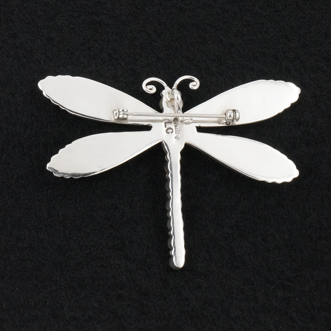Lee Charley Turquoise & Sterling Silver Pendant/Pin