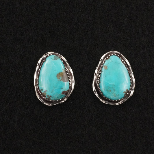 Ernest Hawthorne Turquoise & Sterling Silver Earrings