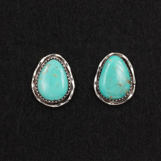 Ernest Hawthorne Turquoise & Sterling Silver Earrings