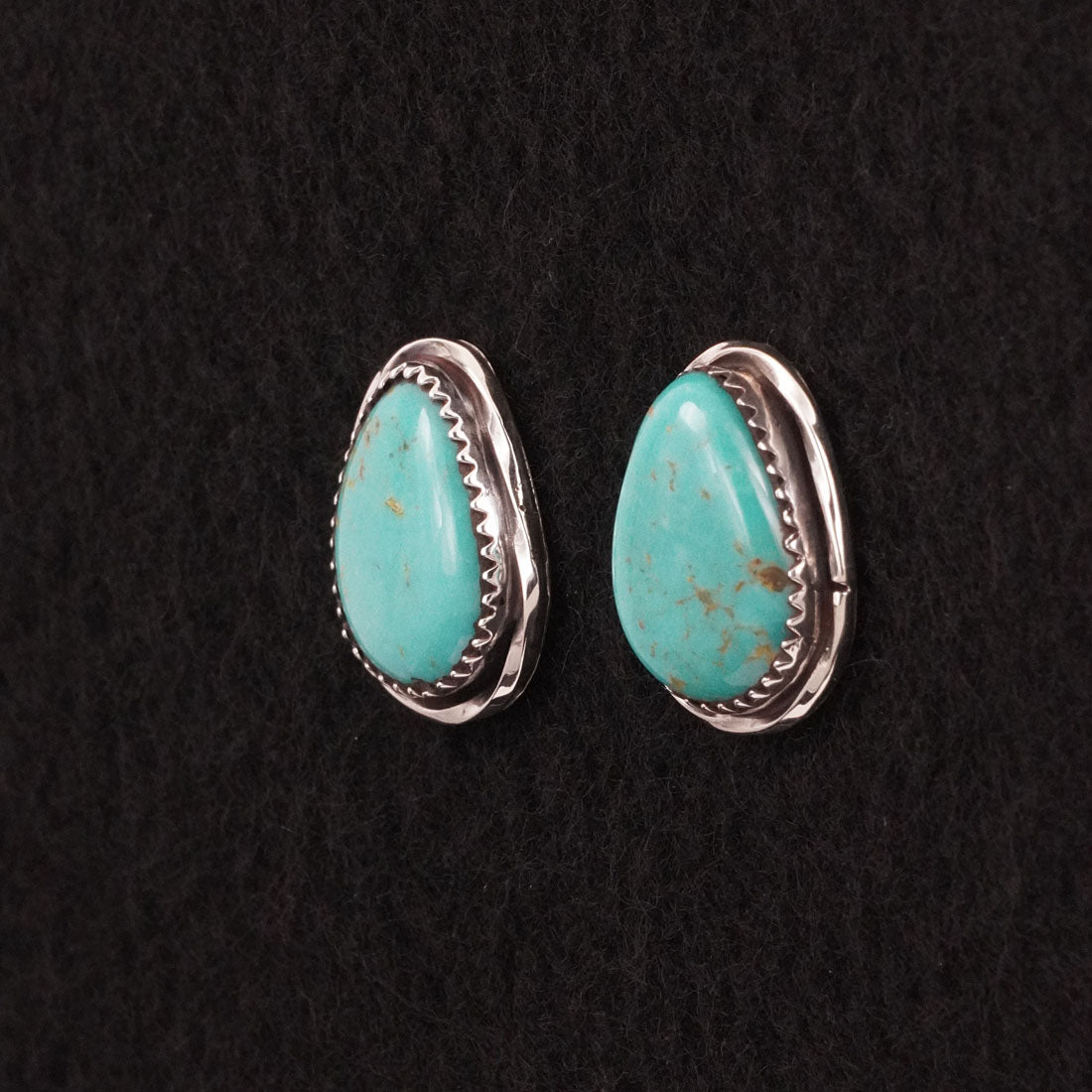 Ernest Hawthorne Turquoise & Sterling Silver Earrings