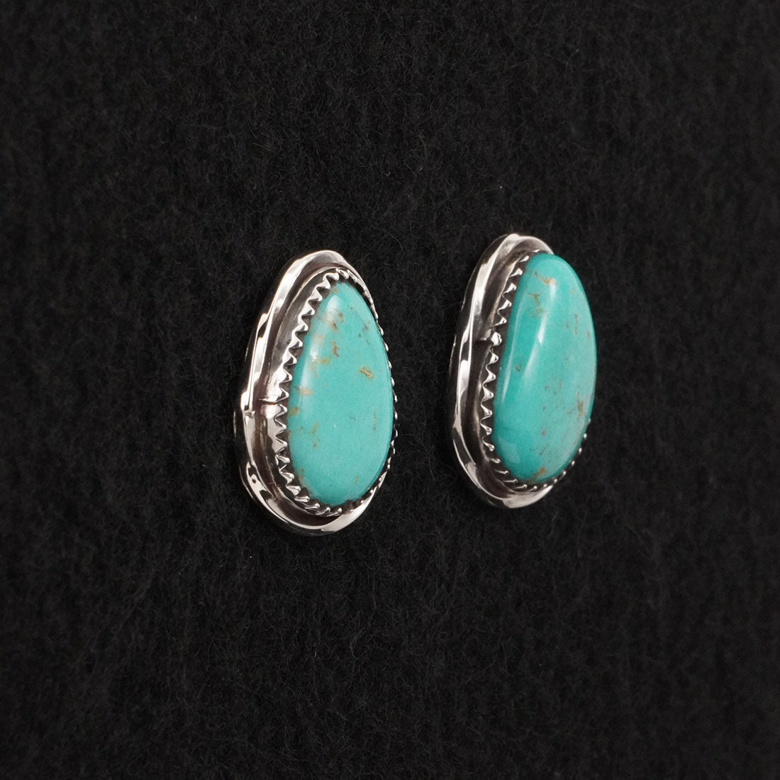 Ernest Hawthorne Turquoise & Sterling Silver Earrings