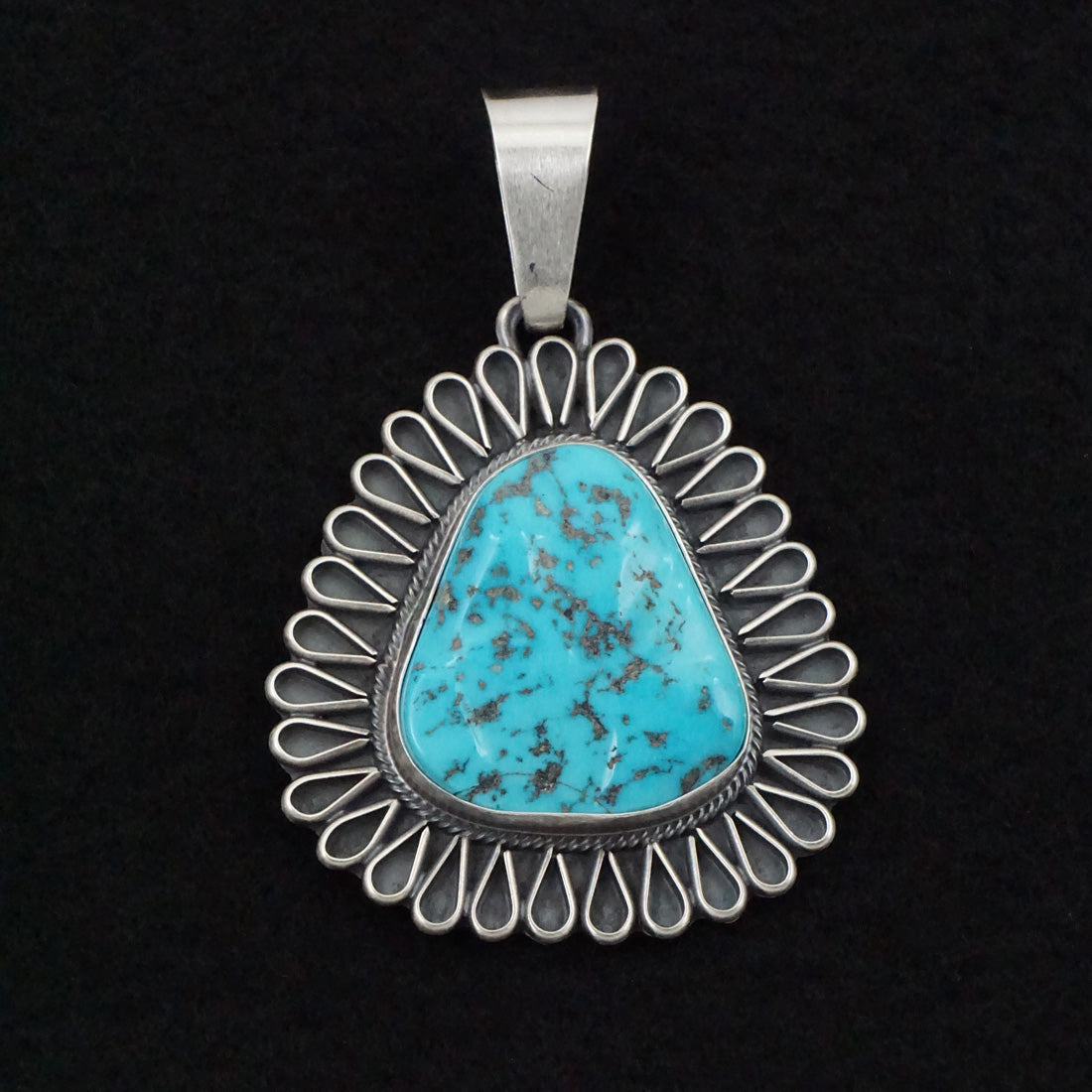 Darrin Livingston Turquoise & Sterling Silver Pendant