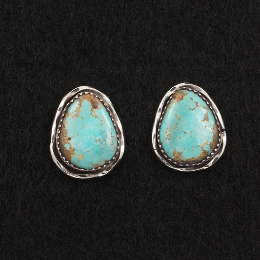 Ernest Hawthorne Turquoise & Sterling Silver Earrings