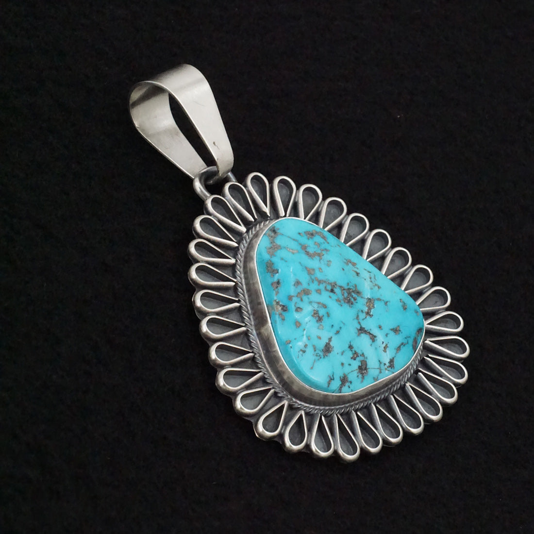 Darrin Livingston Turquoise & Sterling Silver Pendant