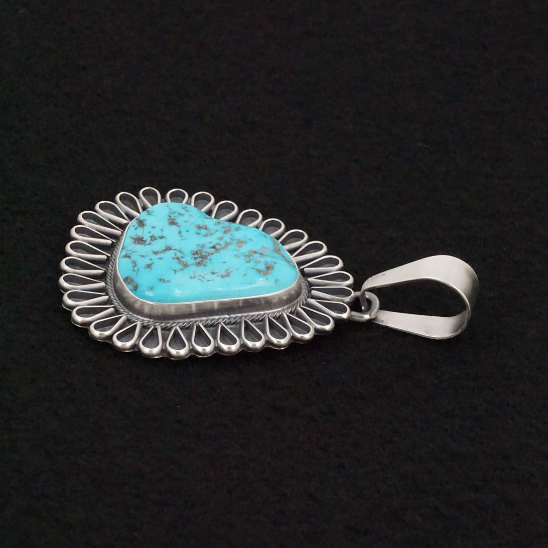 Darrin Livingston Turquoise & Sterling Silver Pendant