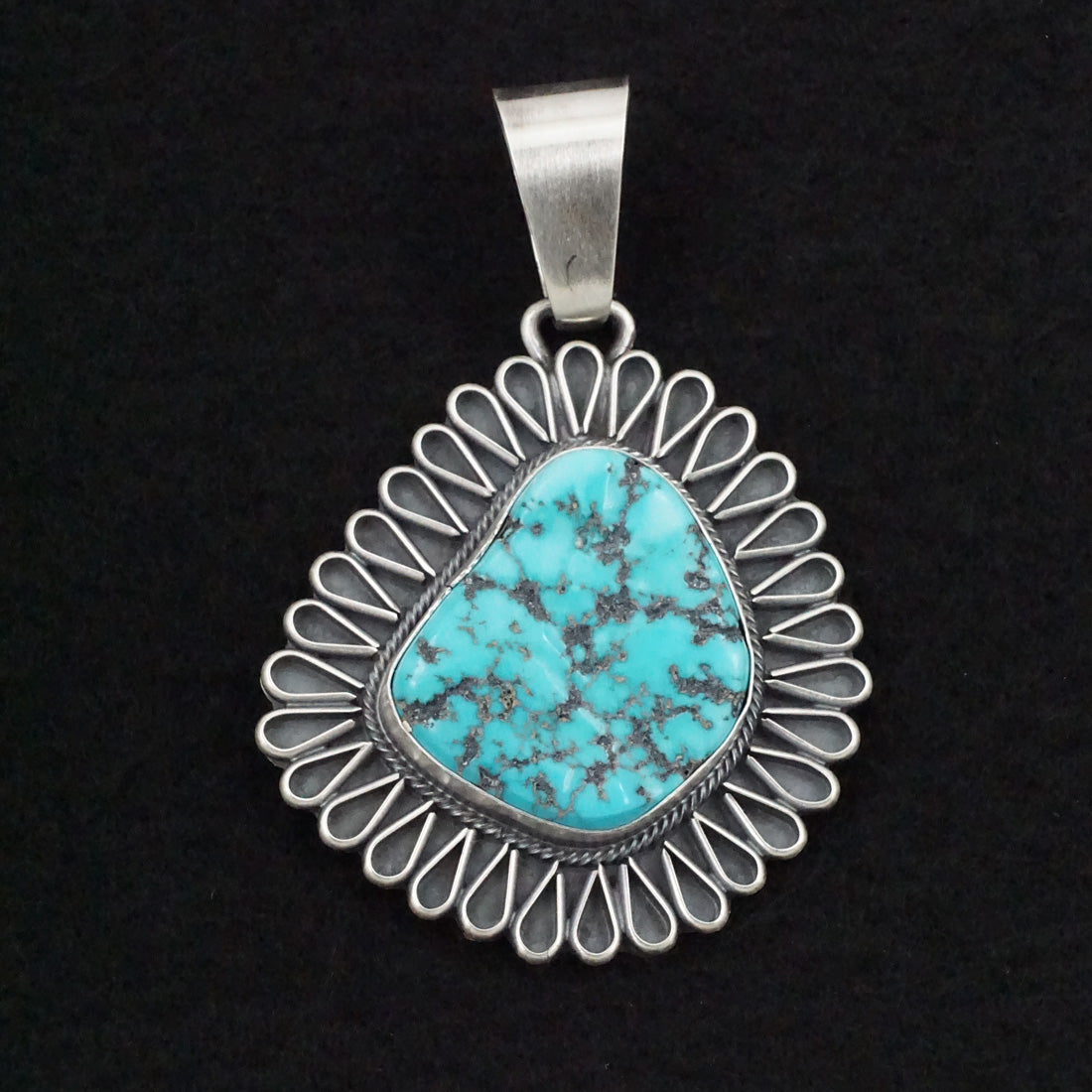 Darrin Livingston Turquoise & Sterling Silver Pendant