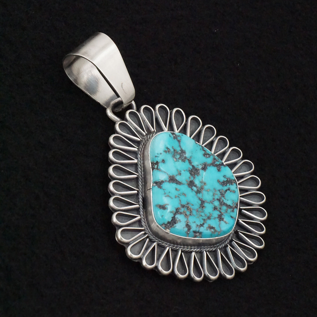 Darrin Livingston Turquoise & Sterling Silver Pendant