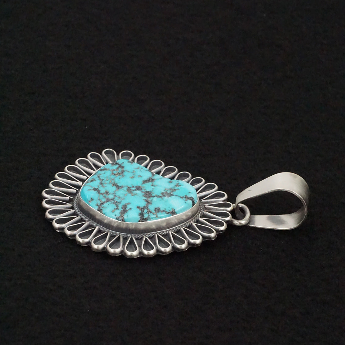 Darrin Livingston Turquoise & Sterling Silver Pendant