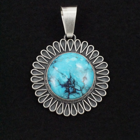 Darrin Livingston Turquoise & Sterling Silver Pendant