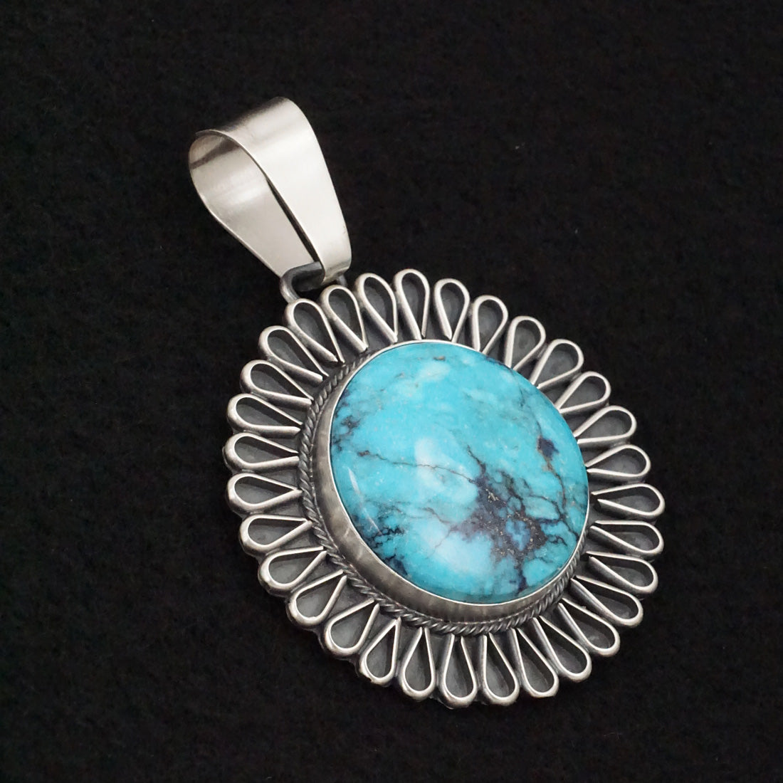 Darrin Livingston Turquoise & Sterling Silver Pendant