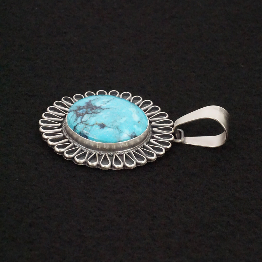 Darrin Livingston Turquoise & Sterling Silver Pendant