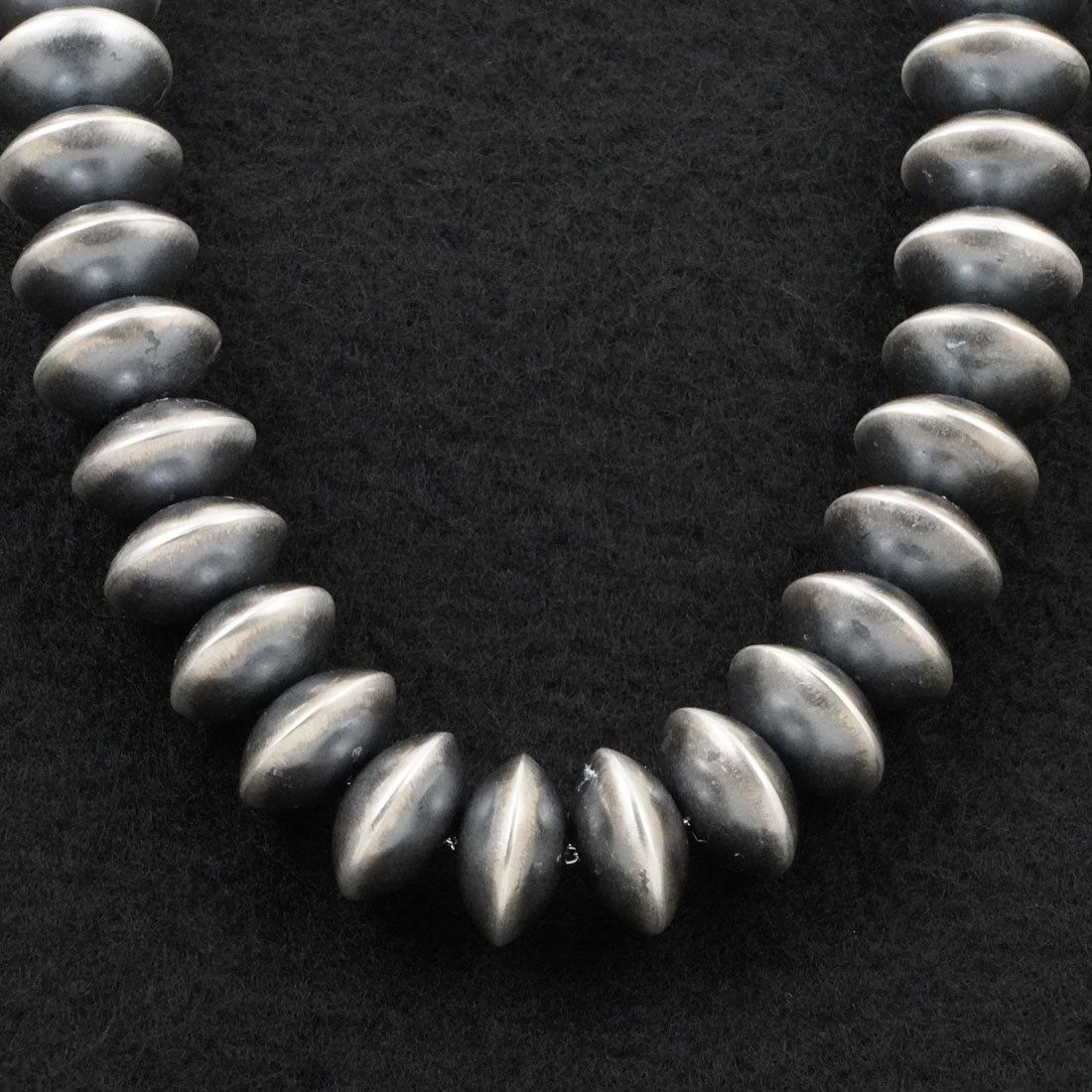 Bryannen Halwood Sterling Silver Navajo Pearl Necklace 22"