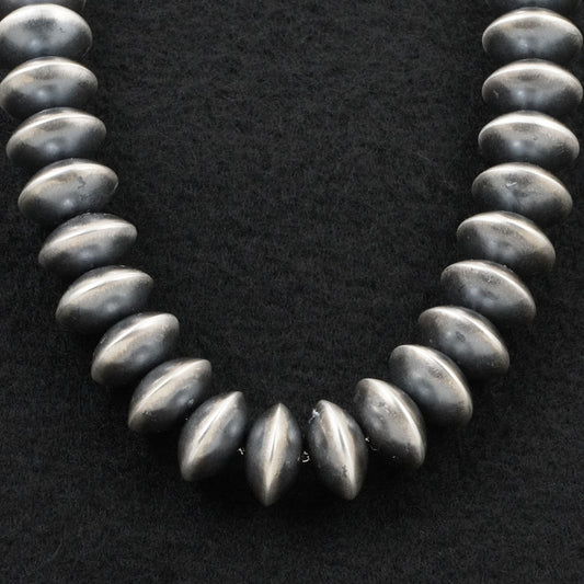 Bryannen Halwood Sterling Silver Navajo Pearl Necklace 22"