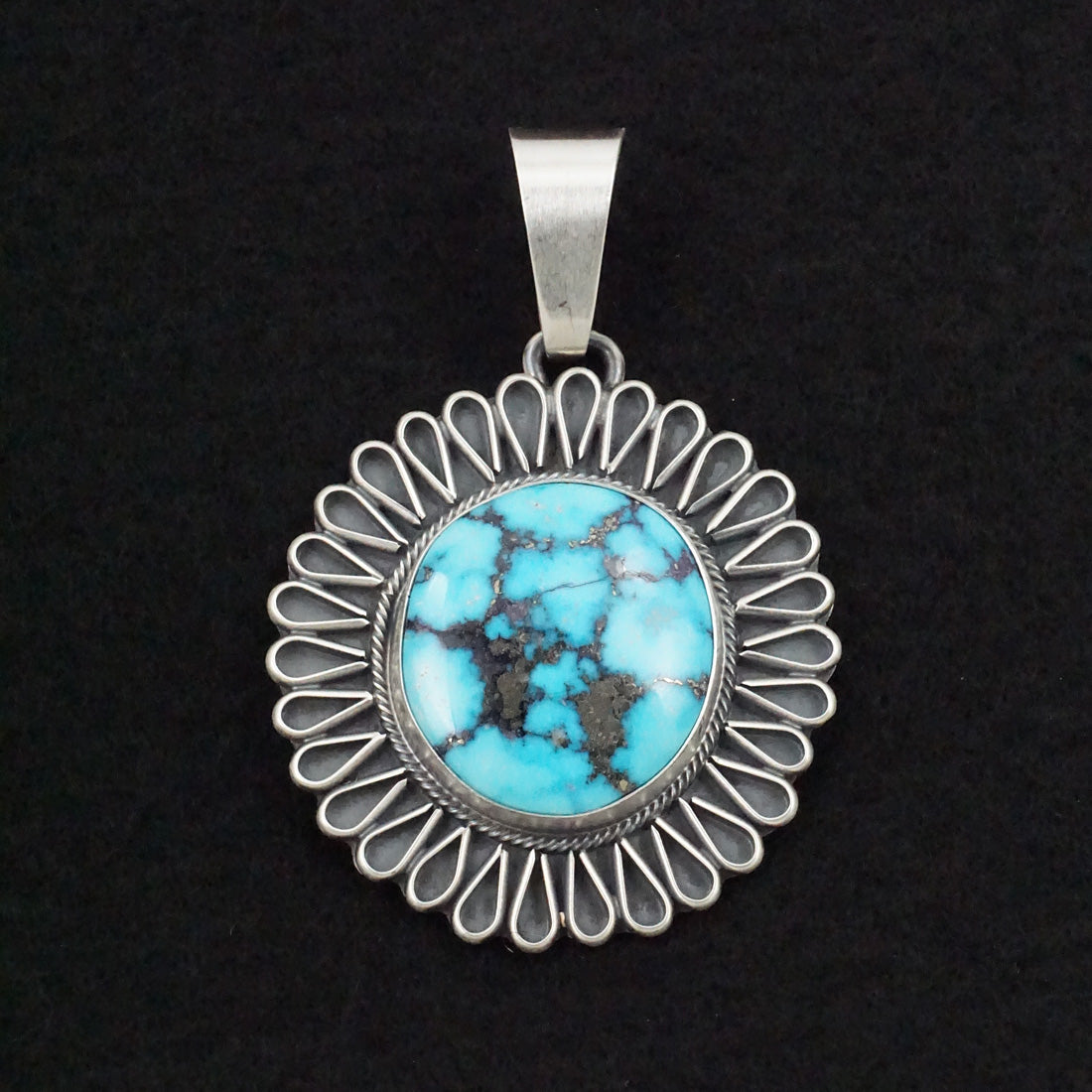 Darrin Livingston Turquoise & Sterling Silver Pendant