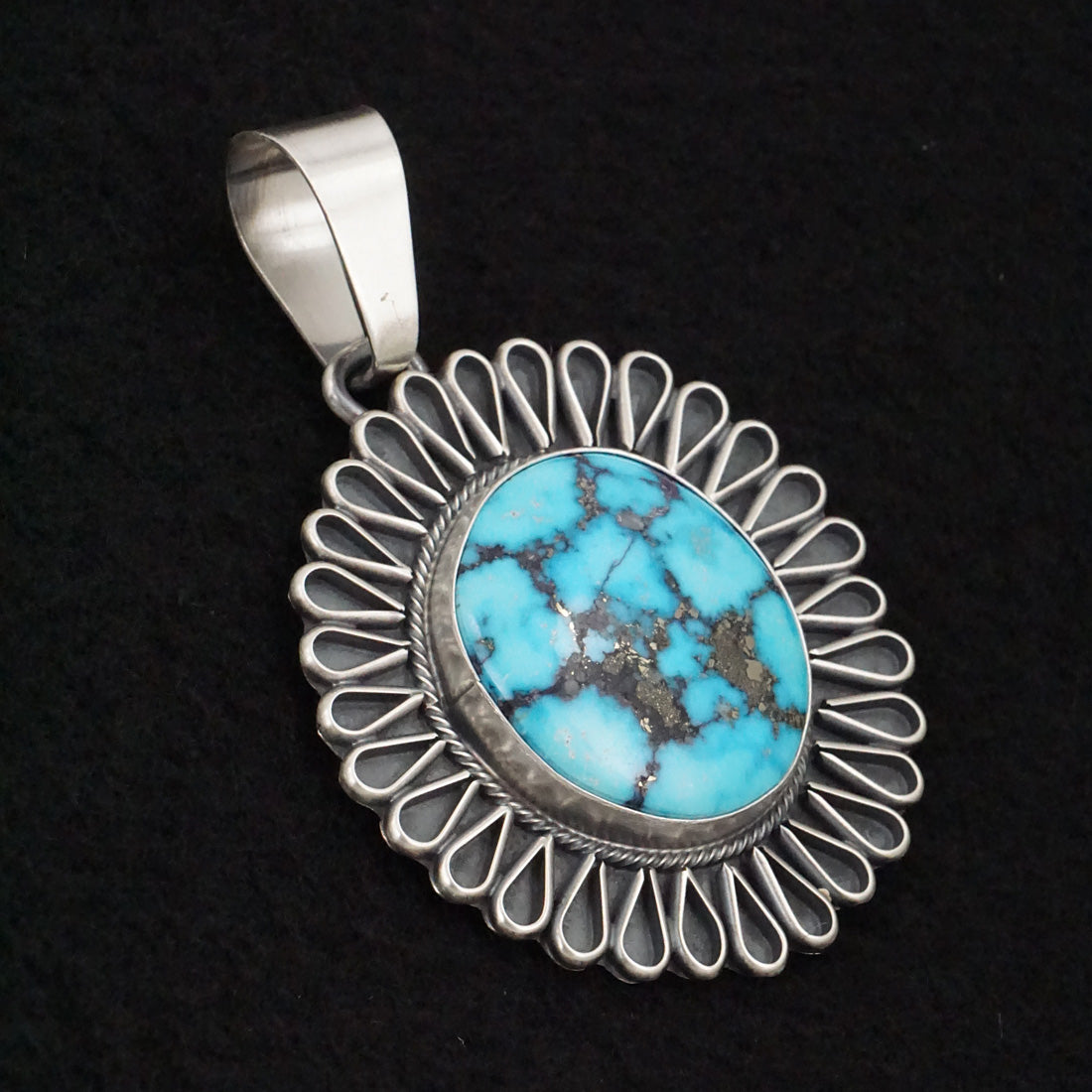 Darrin Livingston Turquoise & Sterling Silver Pendant