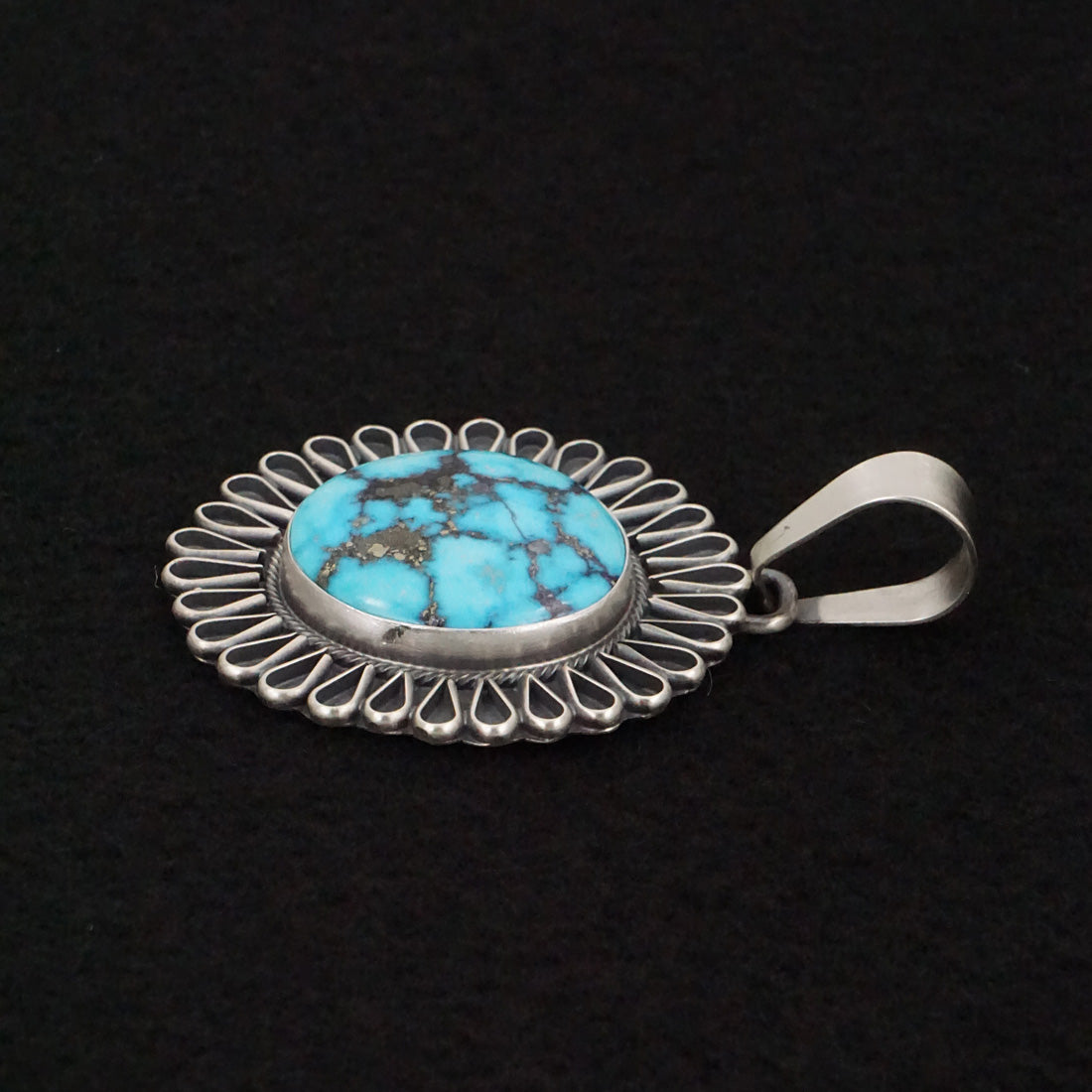 Darrin Livingston Turquoise & Sterling Silver Pendant