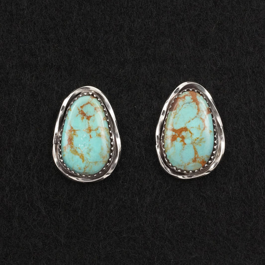 Ernest Hawthorne Turquoise & Sterling Silver Earrings