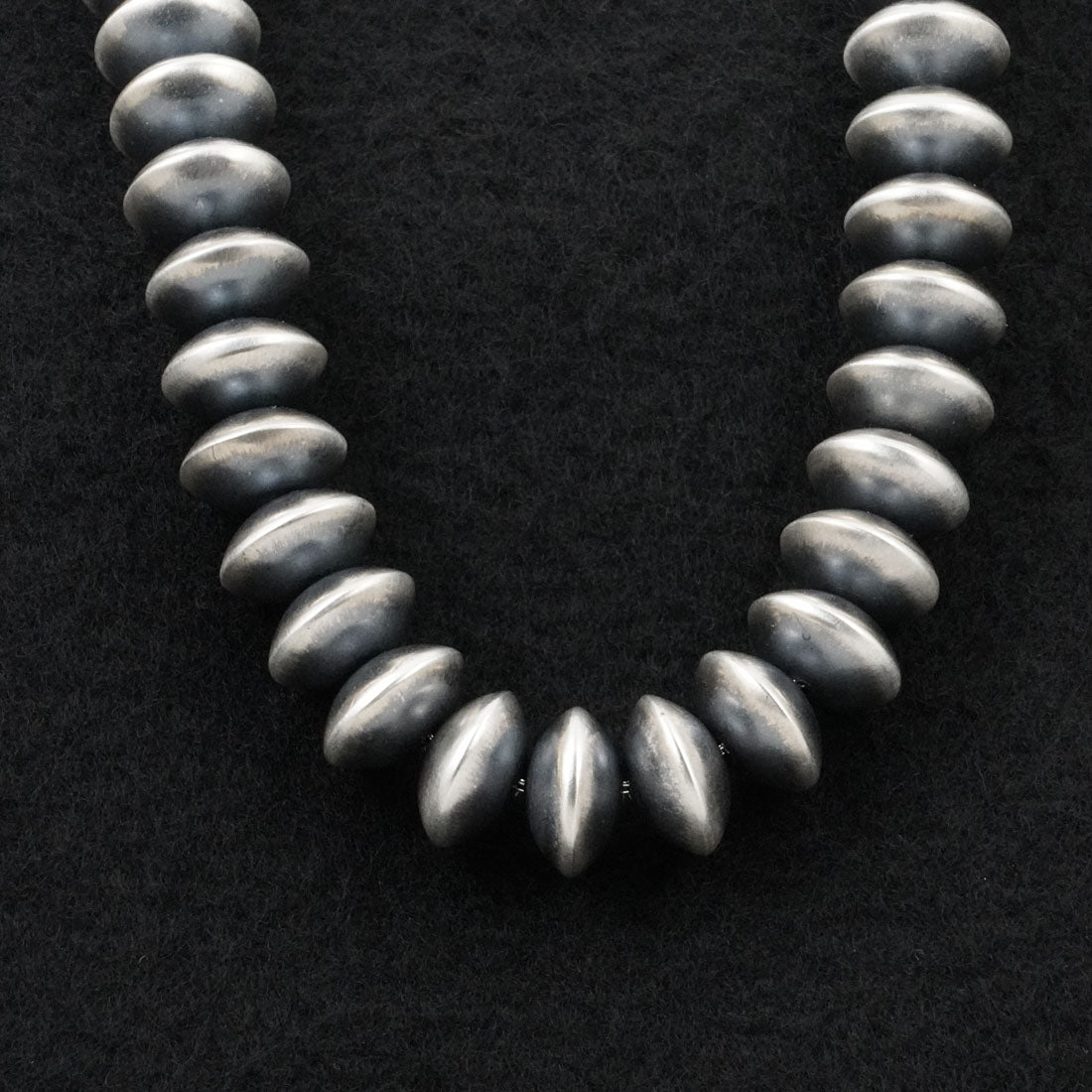 Bryannen Halwood Sterling Silver Navajo Pearl Necklace 22"