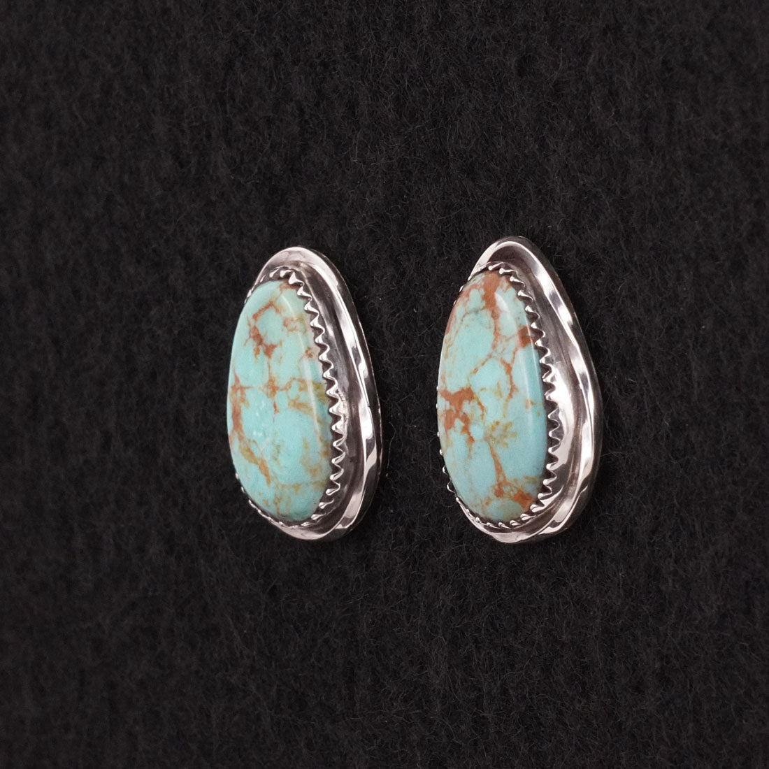 Ernest Hawthorne Turquoise & Sterling Silver Earrings