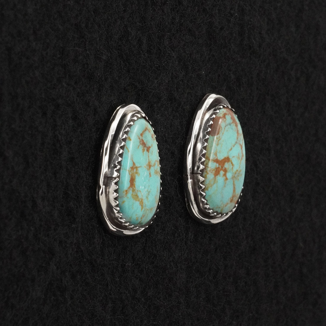 Ernest Hawthorne Turquoise & Sterling Silver Earrings
