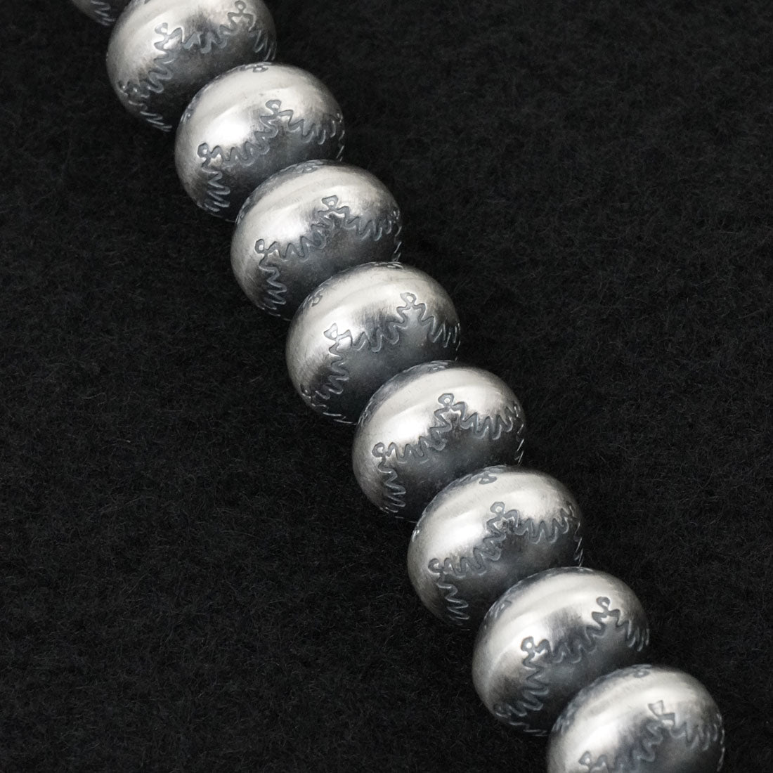 Bryannen Halwood Sterling Silver Navajo Pearl Necklace 20"