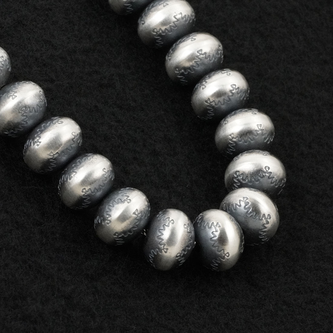 Bryannen Halwood Sterling Silver Navajo Pearl Necklace 20"