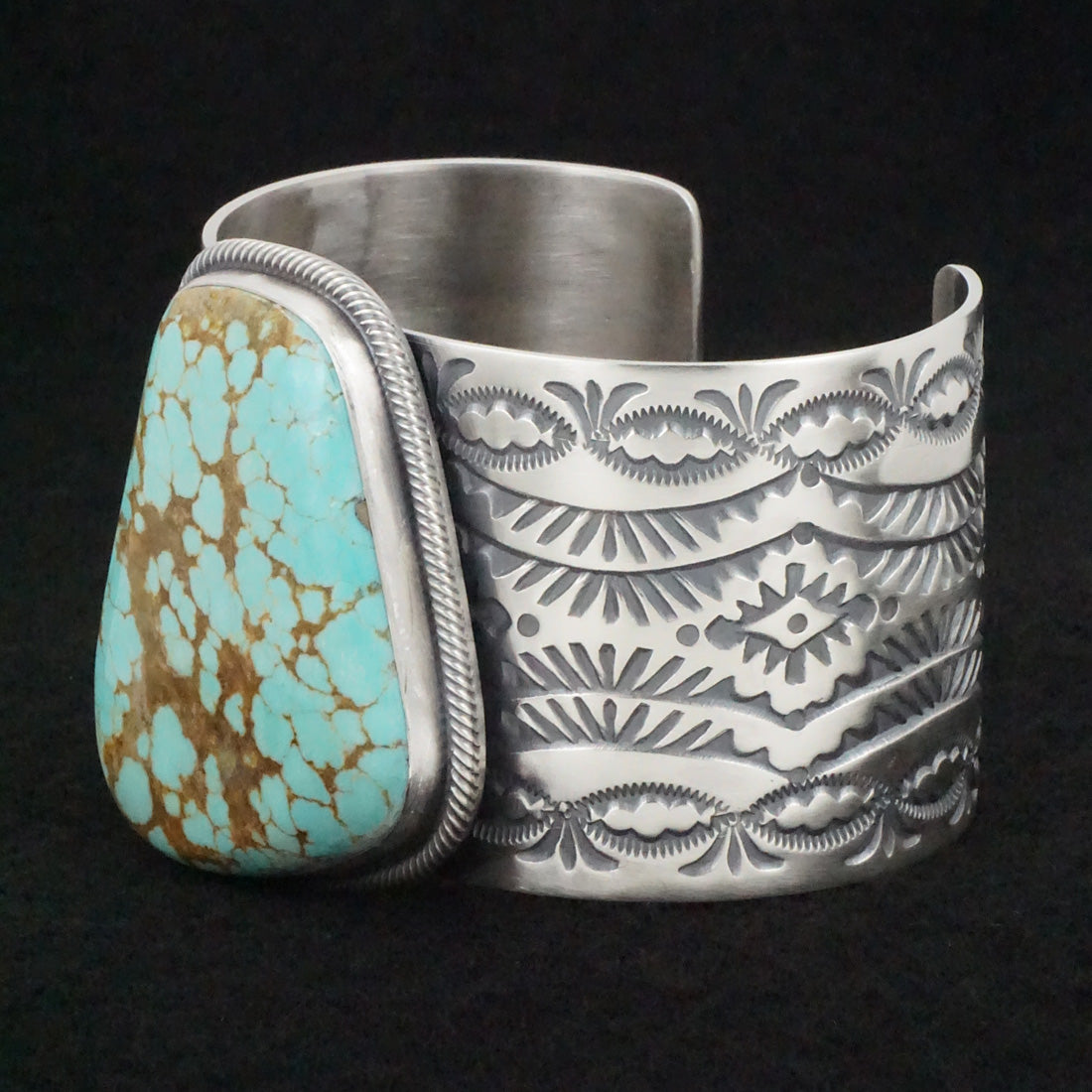 Mark Yazzie Turquoise & Sterling Silver Bracelet