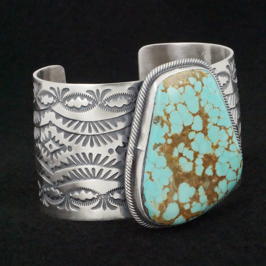 Mark Yazzie Turquoise & Sterling Silver Bracelet