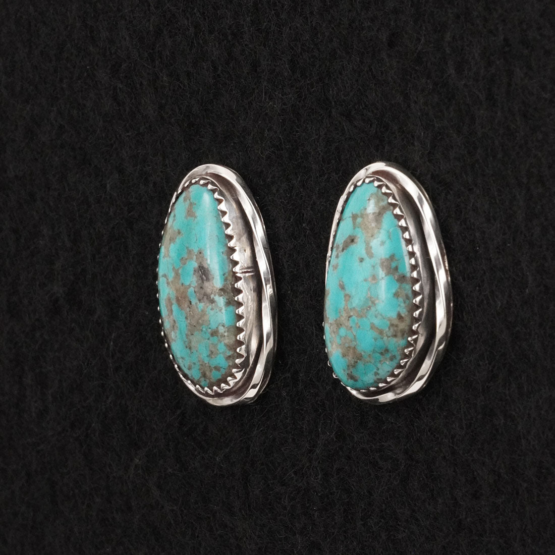Ernest Hawthorne Turquoise & Sterling Silver Earrings