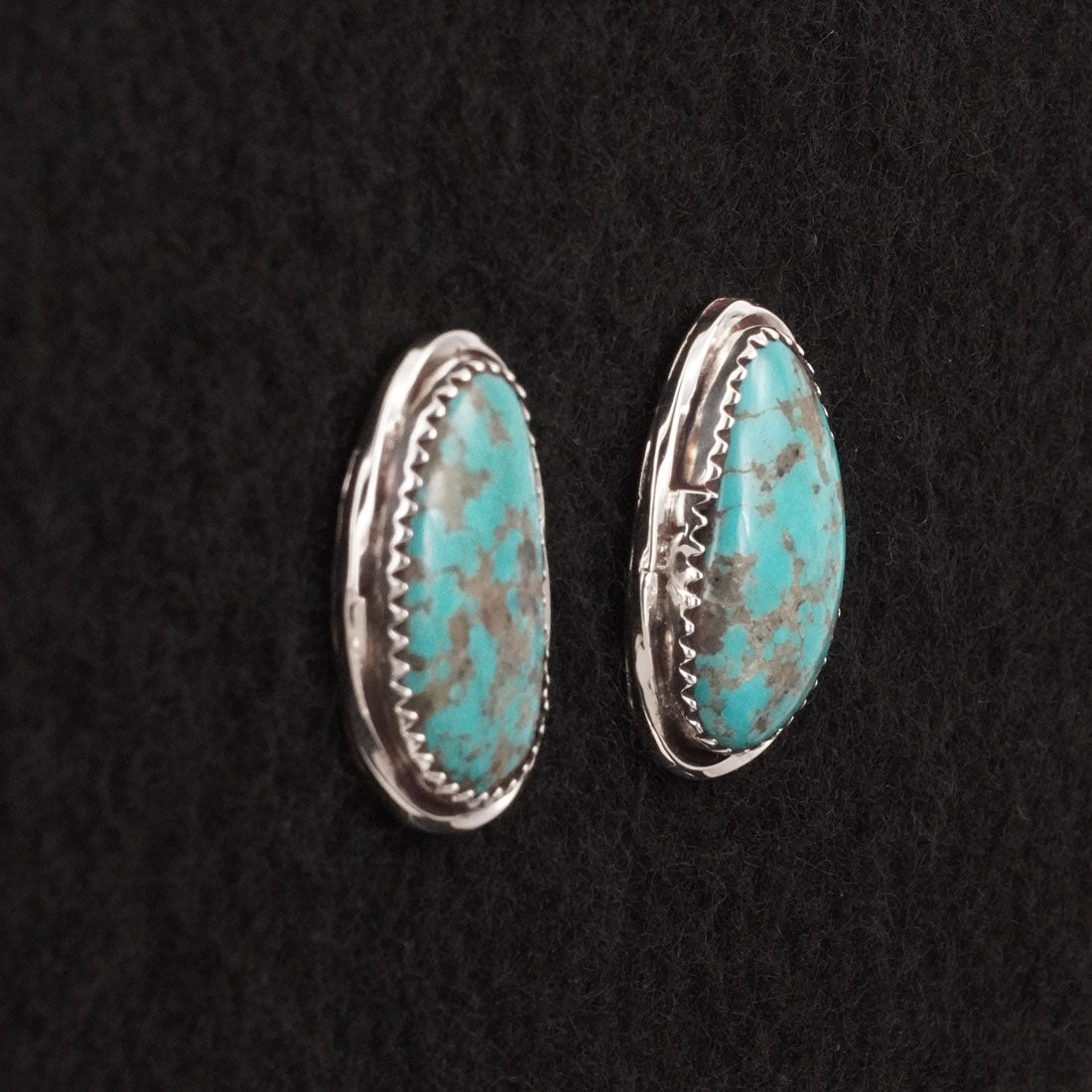 Ernest Hawthorne Turquoise & Sterling Silver Earrings