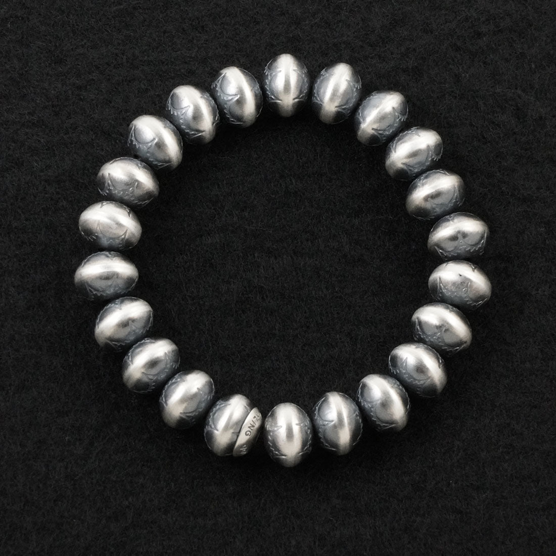Bryannen Halwood Sterling Silver Navajo Pearl Bracelet