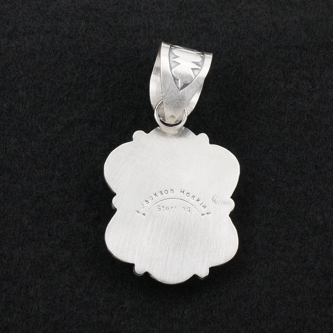 Jackson Hoskie Turquoise & Sterling Silver Pendant