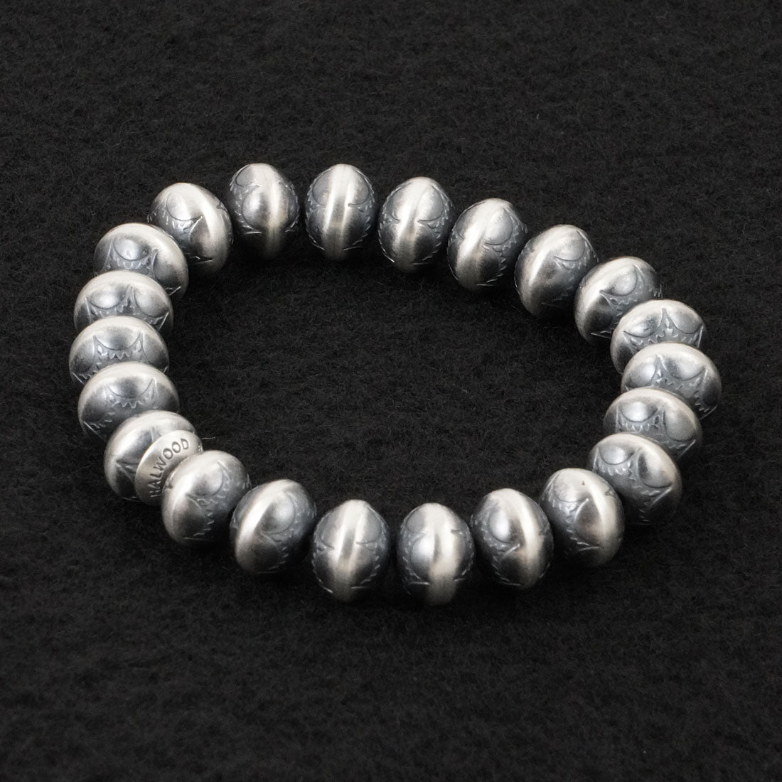 Bryannen Halwood Sterling Silver Navajo Pearl Bracelet