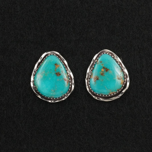 Ernest Hawthorne Turquoise & Sterling Silver Earrings