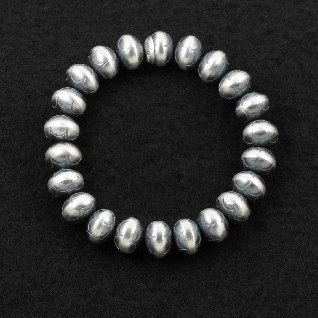 Bryannen Halwood Sterling Silver Navajo Pearl Bracelet