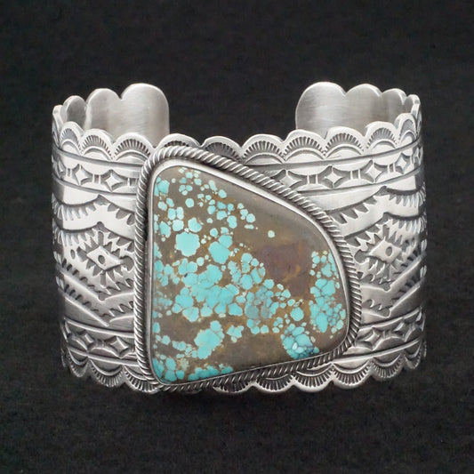 Mark Yazzie Turquoise & Sterling Silver Bracelet