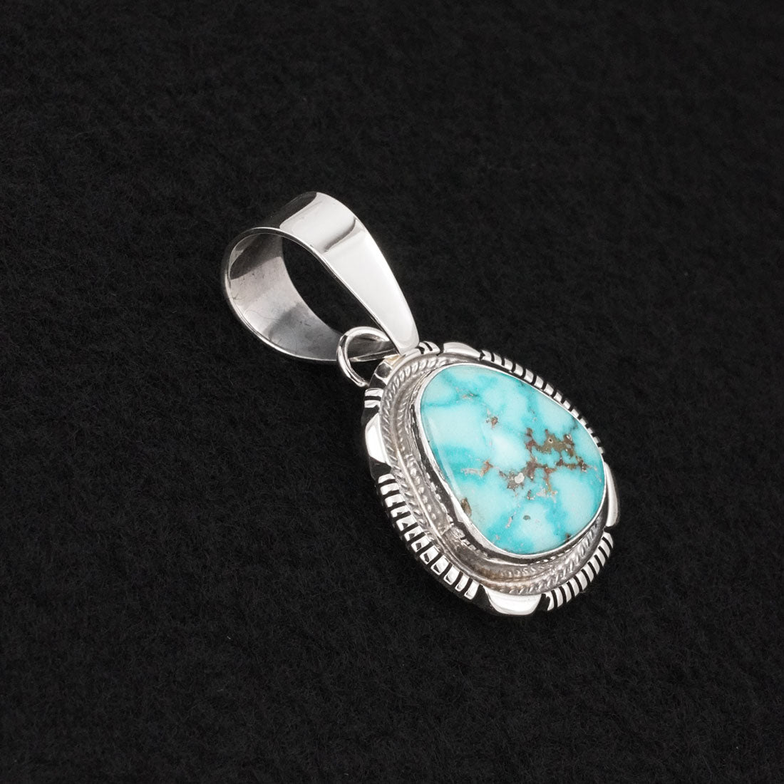 Thomas Francisco Turquoise & Sterling Silver Pendant