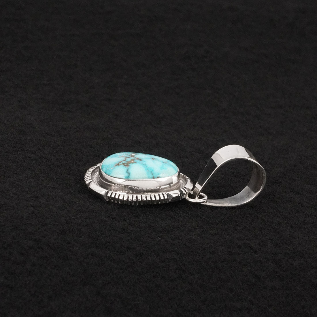 Thomas Francisco Turquoise & Sterling Silver Pendant