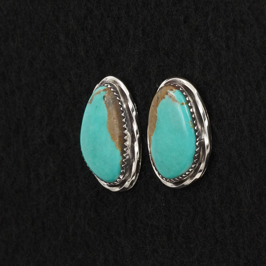 Ernest Hawthorne Turquoise & Sterling Silver Earrings