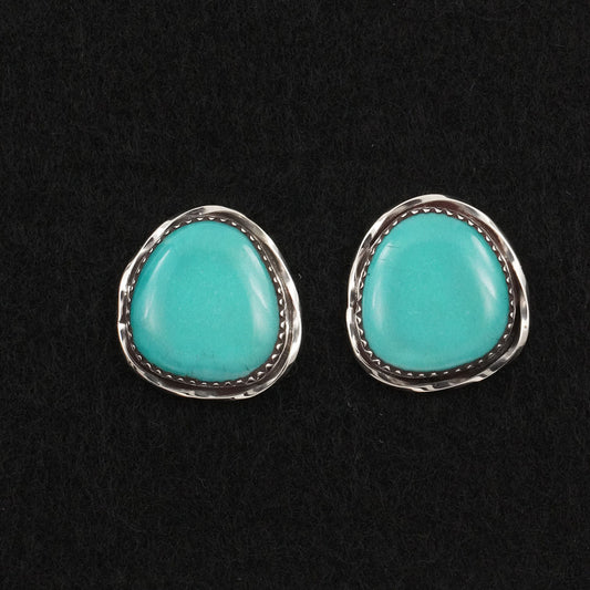 Ernest Hawthorne Turquoise & Sterling Silver Earrings