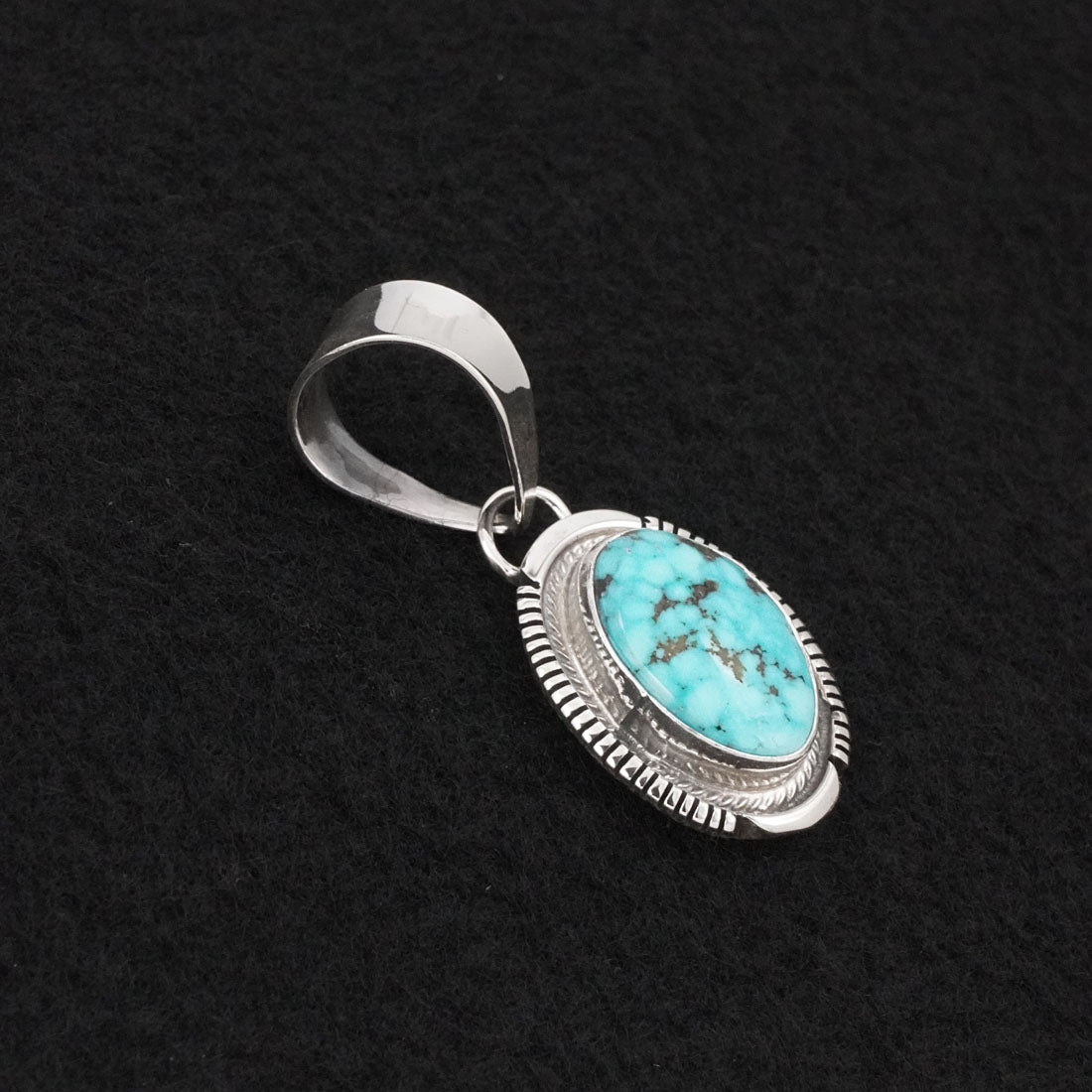 Thomas Francisco Turquoise & Sterling Silver Pendant