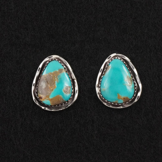 Ernest Hawthorne Turquoise & Sterling Silver Earrings
