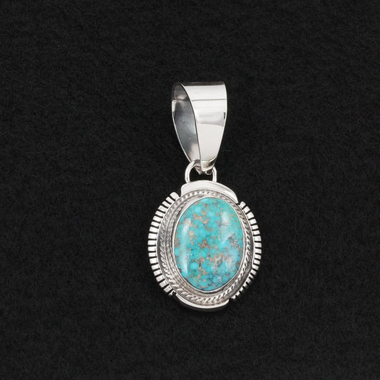 Thomas Francisco Turquoise & Sterling Silver Pendant
