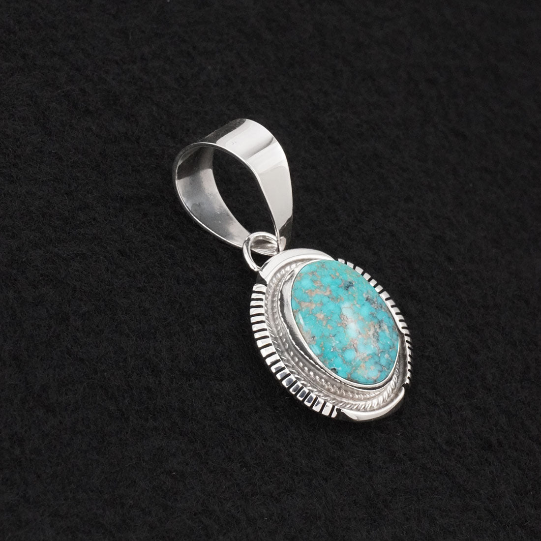 Thomas Francisco Turquoise & Sterling Silver Pendant