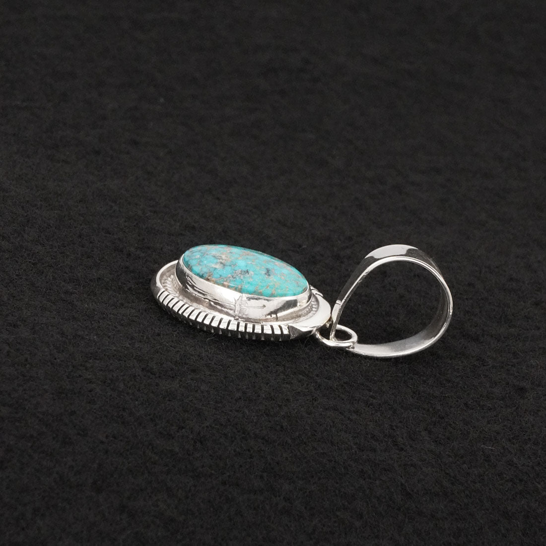 Thomas Francisco Turquoise & Sterling Silver Pendant