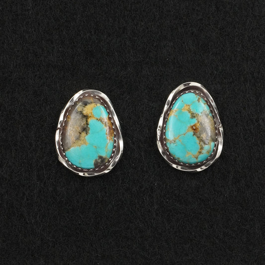 Ernest Hawthorne Turquoise & Sterling Silver Earrings
