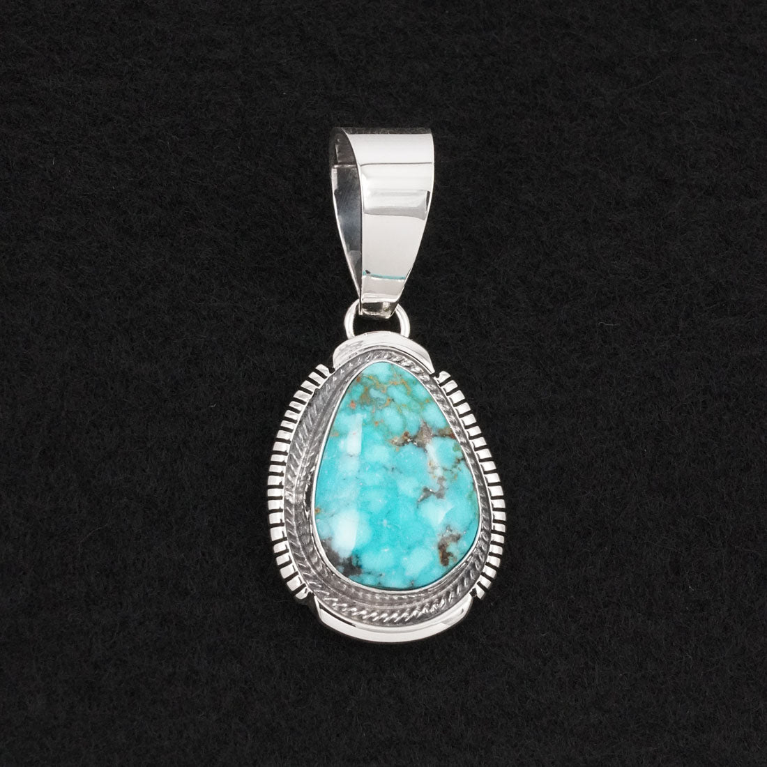 Thomas Francisco Turquoise & Sterling Silver Pendant