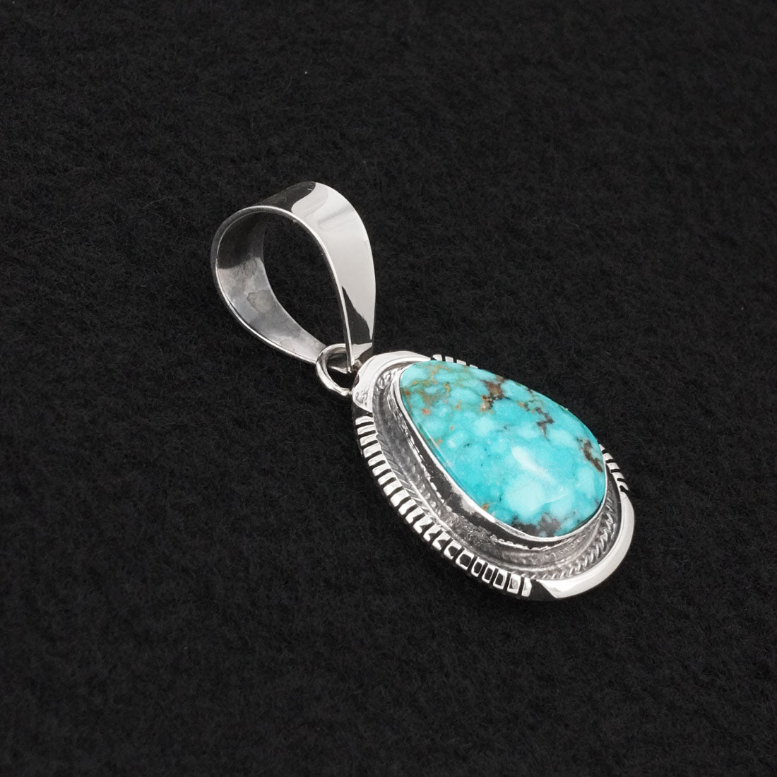 Thomas Francisco Turquoise & Sterling Silver Pendant