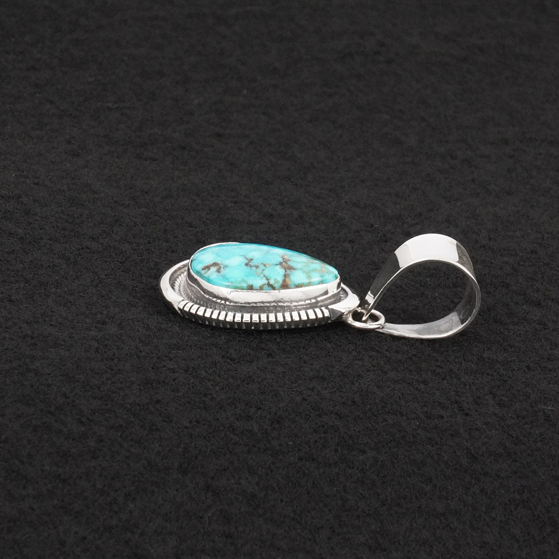 Thomas Francisco Turquoise & Sterling Silver Pendant