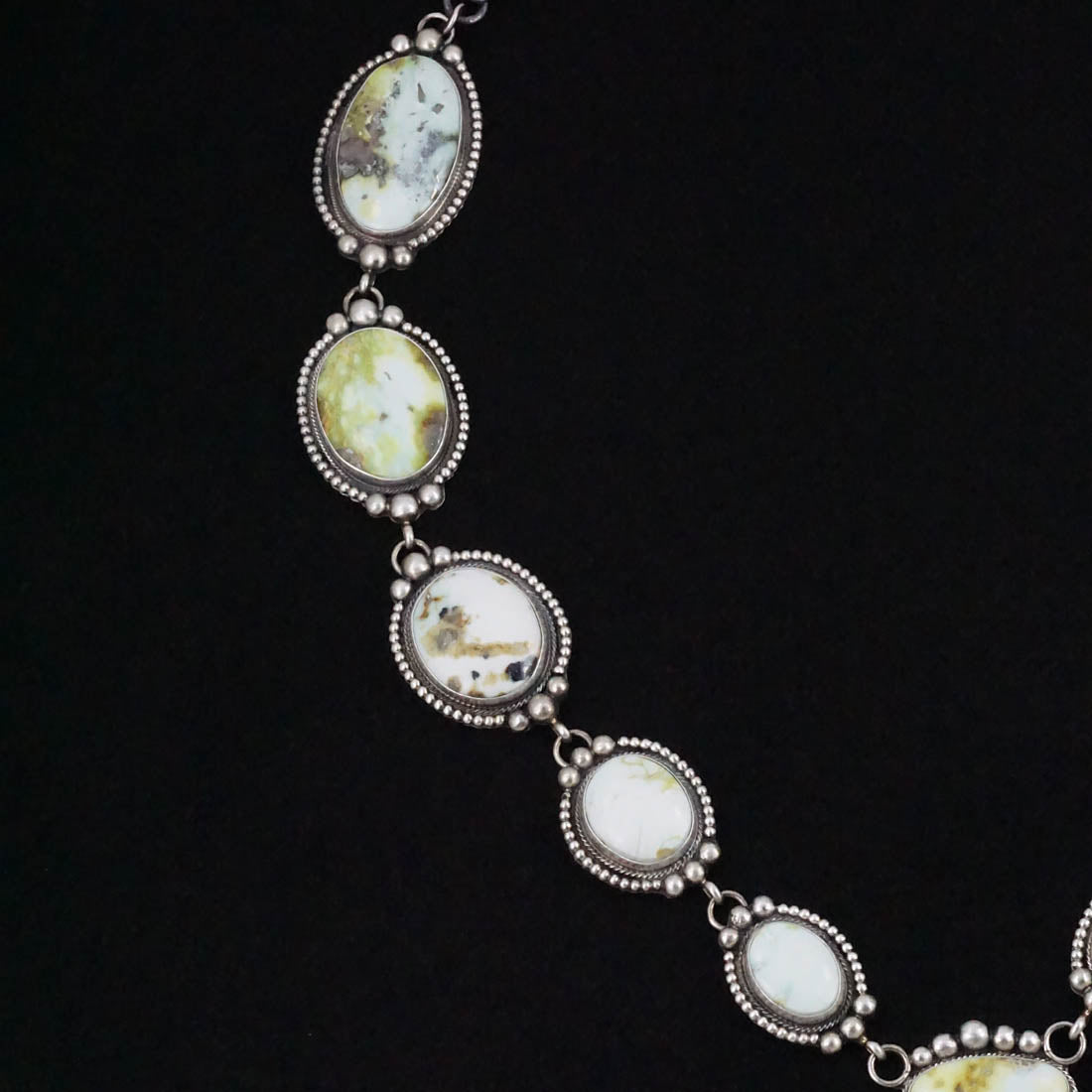 Kathleen Livingston Variscite & Sterling Silver Necklace Set